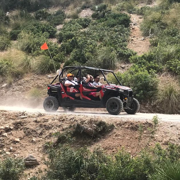 Tour en buggy de 2/4 plazas (55km)
